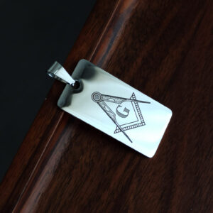 Freemason necklace pendant by Blaudez Guitar