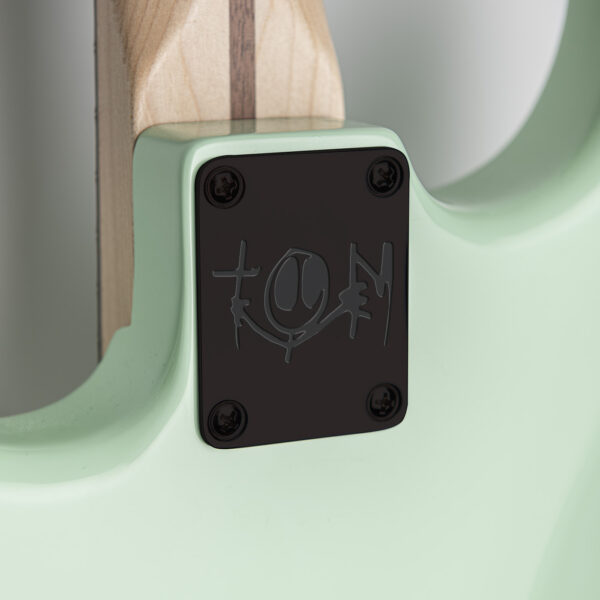 Tom Delonge black stratocaster starcaster black plate